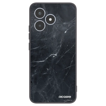 Picasee crna silikonska maskica za Realme C53 - Black marble