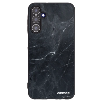 Picasee crna silikonska maskica za Samsung Galaxy A15 A155F 4G - Black marble