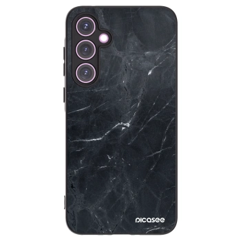 Picasee crna silikonska maskica za Samsung Galaxy A35 5G A356B - Black marble