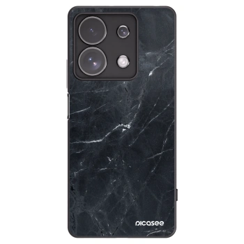 Picasee crna silikonska maskica za Xiaomi Redmi Note 13 Pro 4G - Black marble
