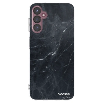Picasee silikonska prozirna maskica za Samsung Galaxy A05s A057G - Black marble