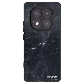 Picasee crna silikonska maskica za Xiaomi Redmi Note 14 Pro 5G - Black marble