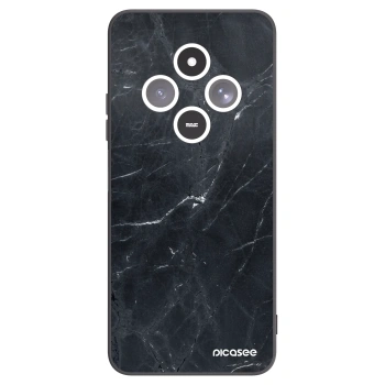 Picasee crna silikonska maskica za Xiaomi Redmi 14C - Black marble
