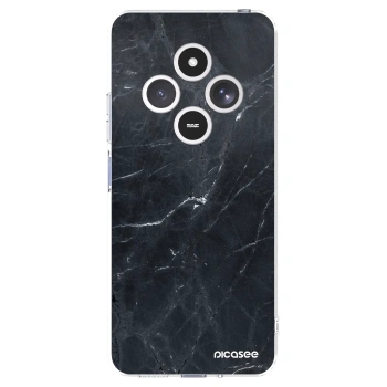 Picasee silikonska prozirna maskica za Xiaomi Redmi 14C - Black marble
