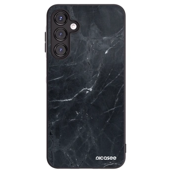 Picasee crna silikonska maskica za Samsung Galaxy A16 5G - Black marble