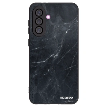 Picasee crna silikonska maskica za Samsung Galaxy A56 5G A566B - Black marble