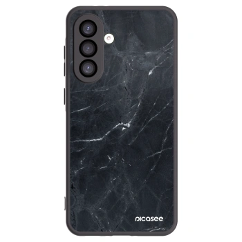 Picasee crna silikonska maskica za Samsung Galaxy A26 5G A266B - Black marble