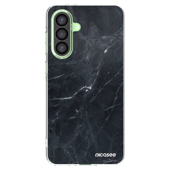 Picasee silikonska prozirna maskica za Samsung Galaxy A26 5G A266B - Black marble