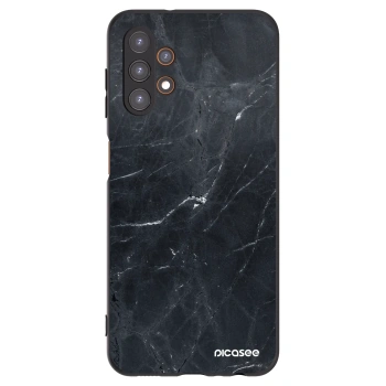 Picasee crna silikonska maskica za Samsung Galaxy A13 5G - Black marble