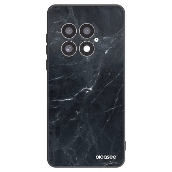 Picasee crna silikonska maskica za OnePlus 13 5G - Black marble