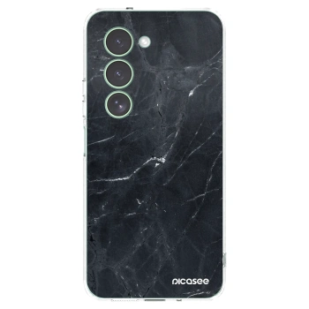 Picasee silikonska prozirna maskica za Xiaomi Redmi 15 5G - Black marble