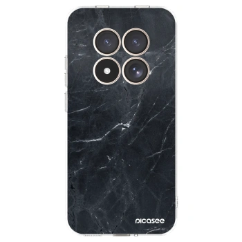 Picasee silikonska prozirna maskica za Xiaomi Redmi Note 15 Pro 4G - Black marble