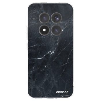 Picasee silikonska prozirna maskica za Xiaomi Redmi Note 15 Pro+ - Black marble