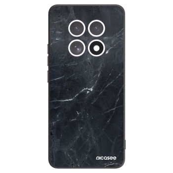 Picasee crna silikonska maskica za Xiaomi Redmi Note 15 - Black marble