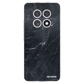 Picasee silikonska prozirna maskica za Xiaomi Redmi Note 15 - Black marble