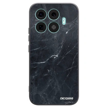 Picasee crna silikonska maskica za Xiaomi 17T - Black marble