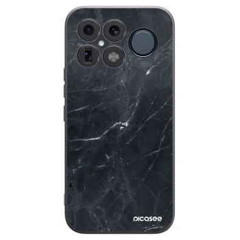 Picasee crna silikonska maskica za Xiaomi Poco F8 Ultra - Black marble