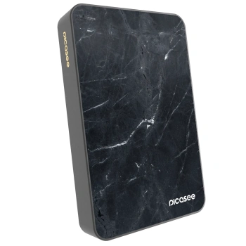 Prijenosni punjač s MagSafe 10 000 mAh Sivo - Black marble