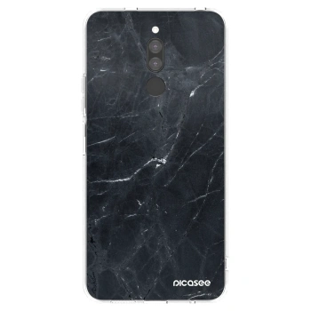 Picasee silikonska prozirna maskica za Xiaomi Redmi 8 - Black marble