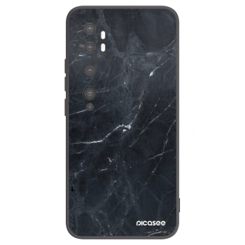 Picasee crna silikonska maskica za Xiaomi Mi Note 10 (Pro) - Black marble