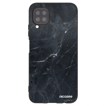 Picasee crna silikonska maskica za Huawei P40 Lite - Black marble