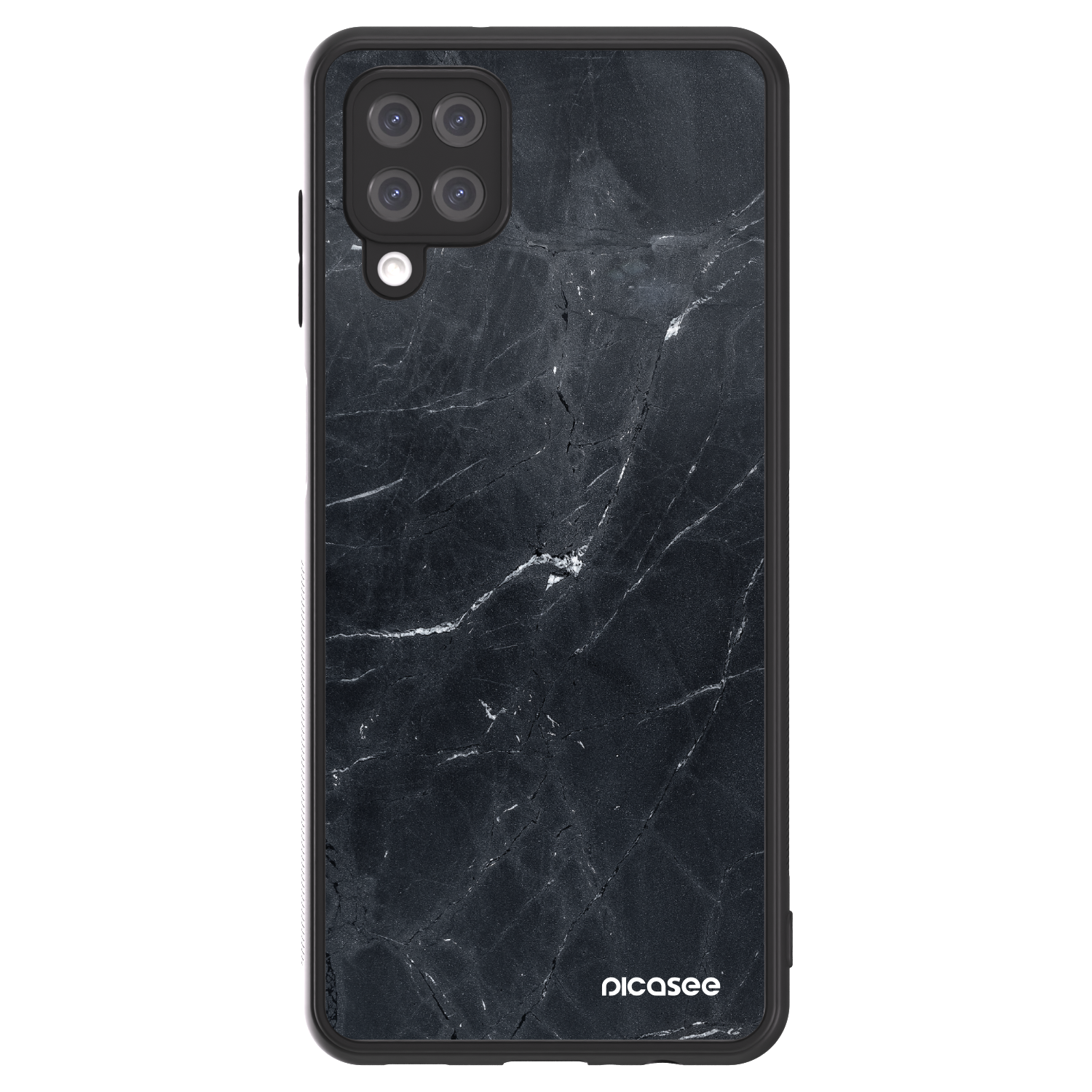 Picasee ULTIMATE CASE za Samsung Galaxy A12 A125F - Black marble