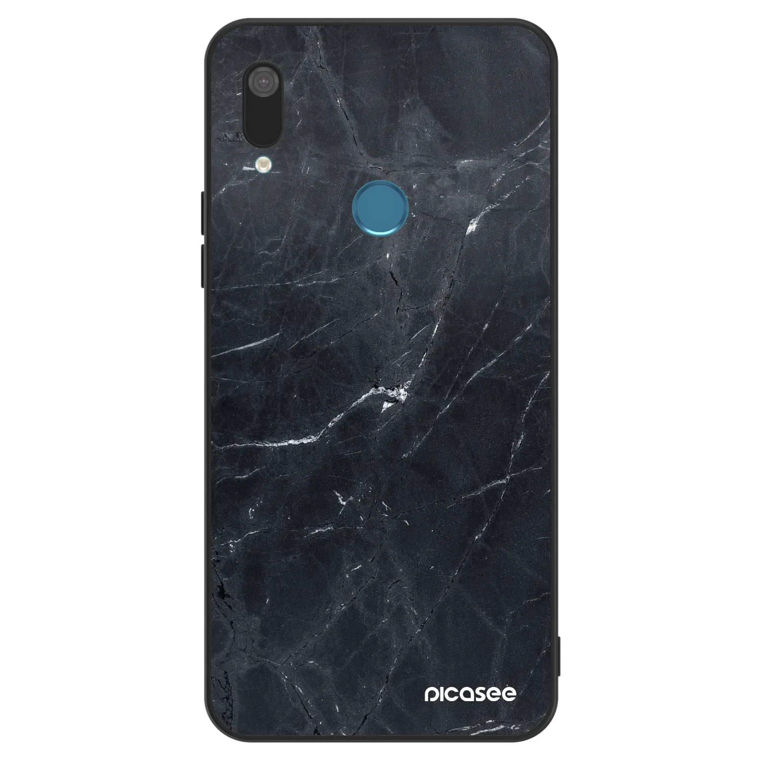 Picasee ULTIMATE CASE za Huawei Y7 2019 - Black marble