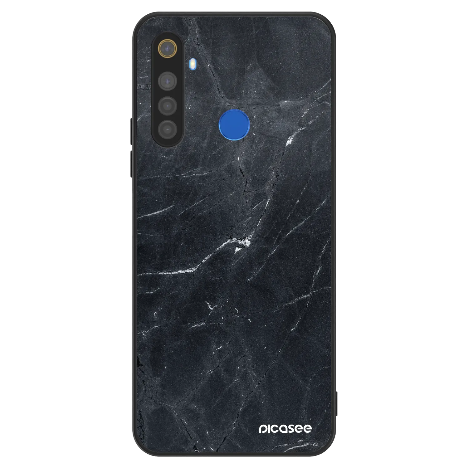 Picasee ULTIMATE CASE za Realme 5 - Black marble