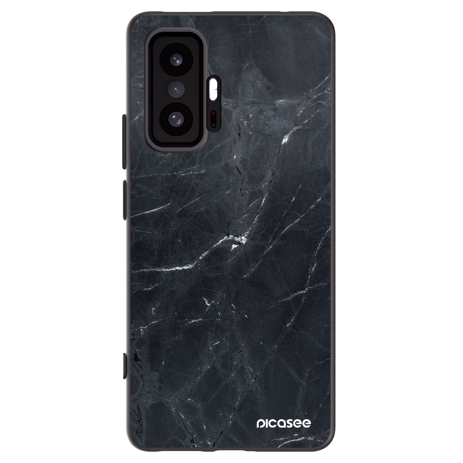 Picasee crna silikonska maskica za Xiaomi 11T Pro - Black marble