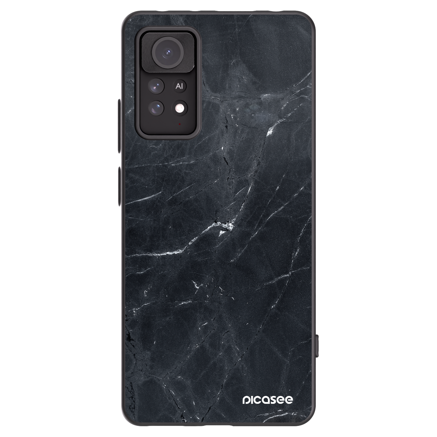 Picasee crna silikonska maskica za Xiaomi Redmi Note 11 Pro 5G - Black marble