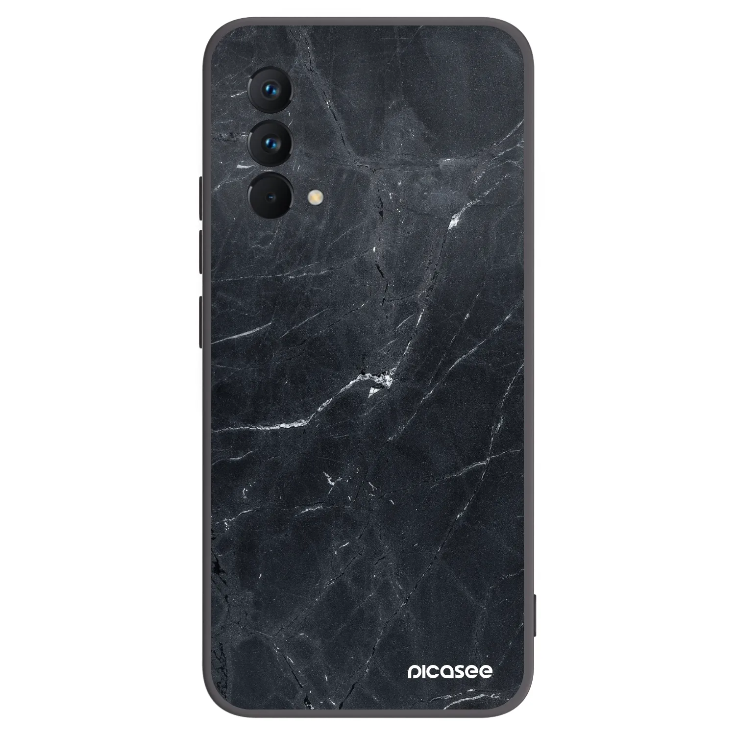 Picasee crna silikonska maskica za Realme GT Master Edition 5G - Black marble