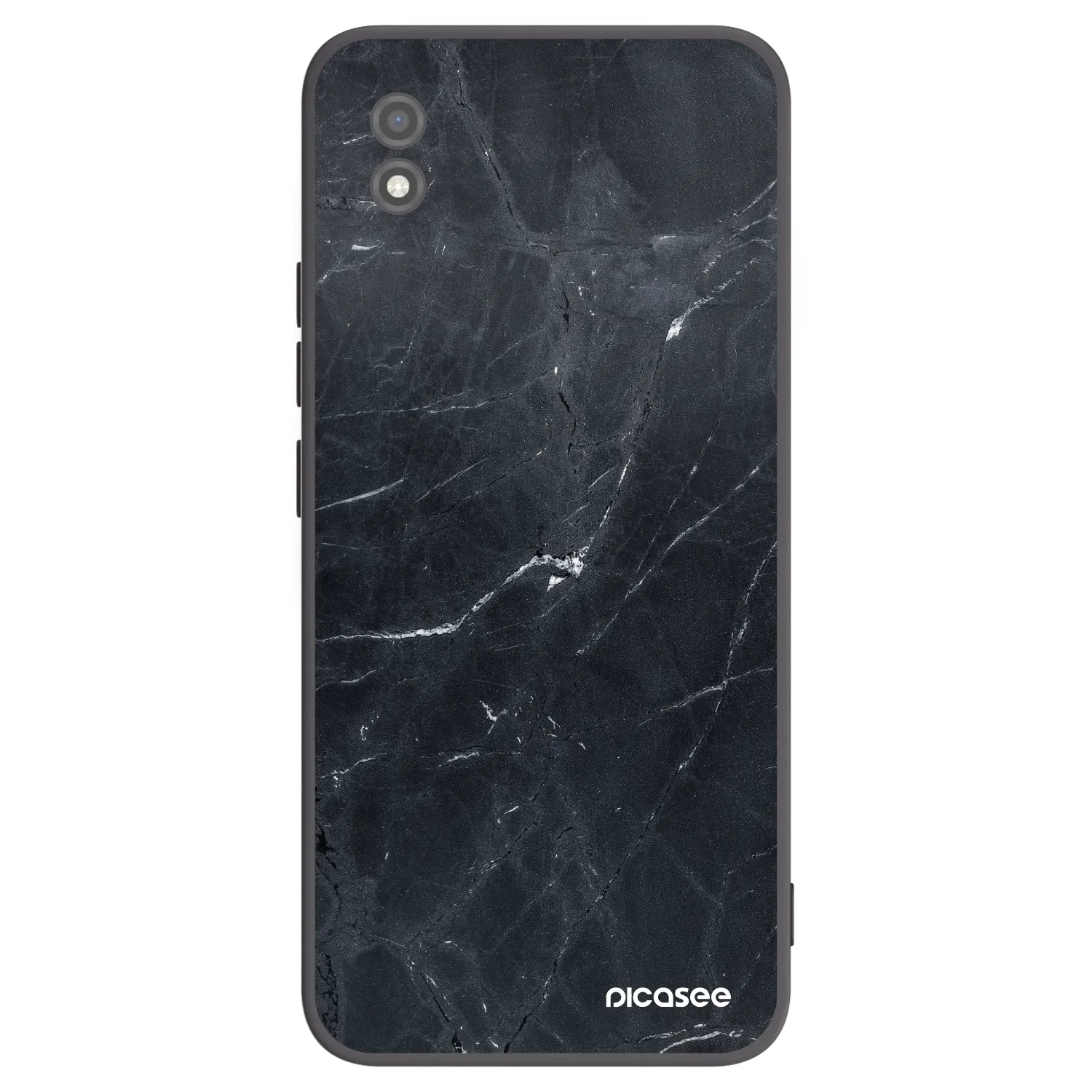 Picasee crna silikonska maskica za Realme C11 (2021) - Black marble