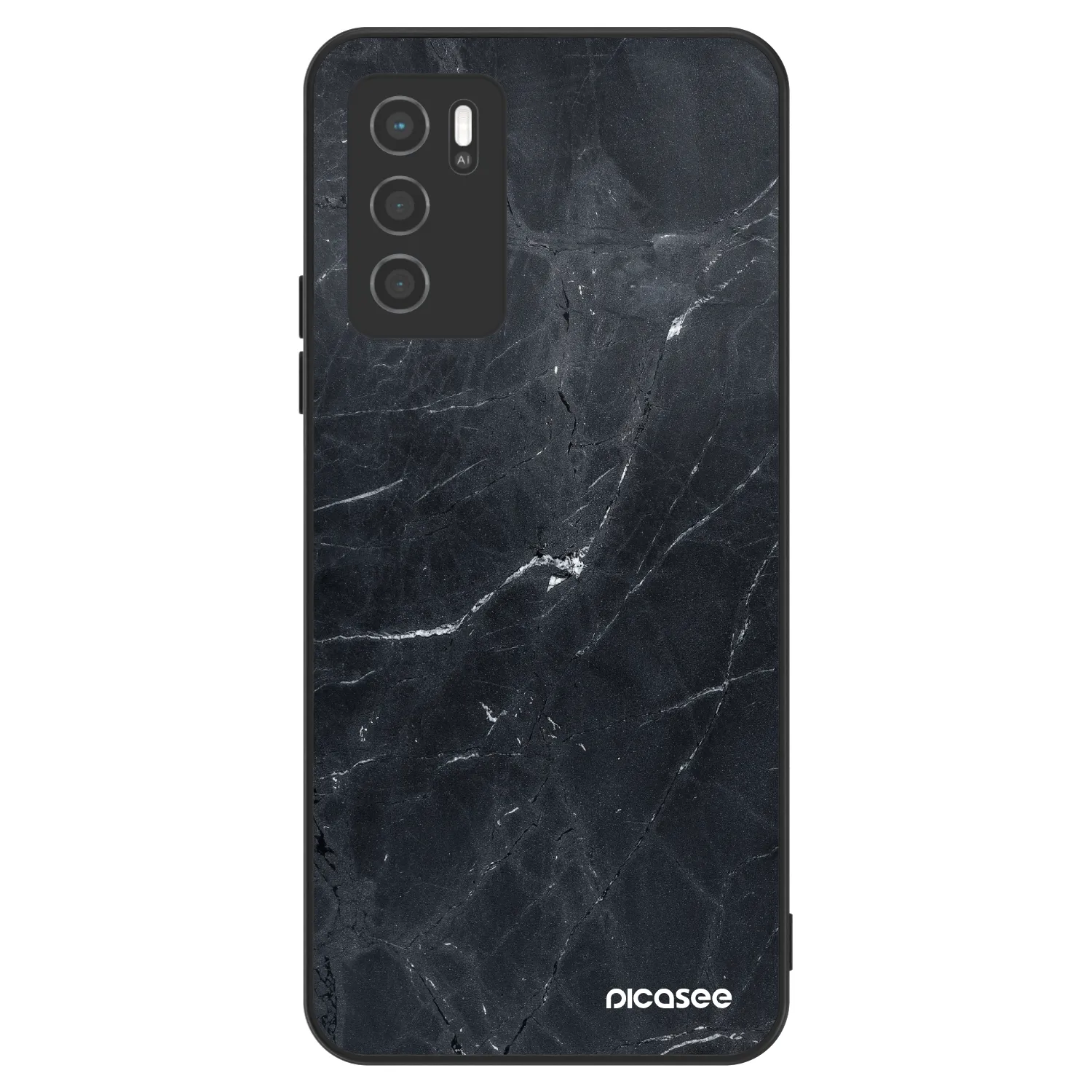 Picasee ULTIMATE CASE za OPPO A16 - Black marble
