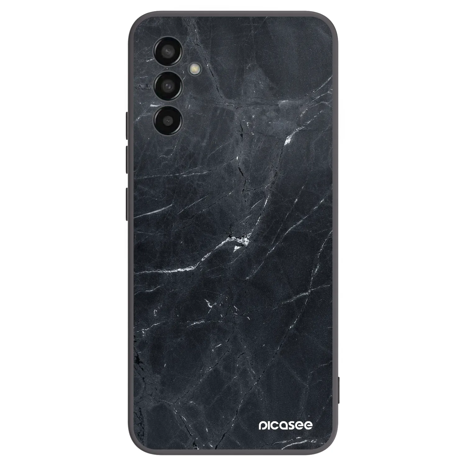 Picasee crna silikonska maskica za Samsung Galaxy M13 M135F - Black marble