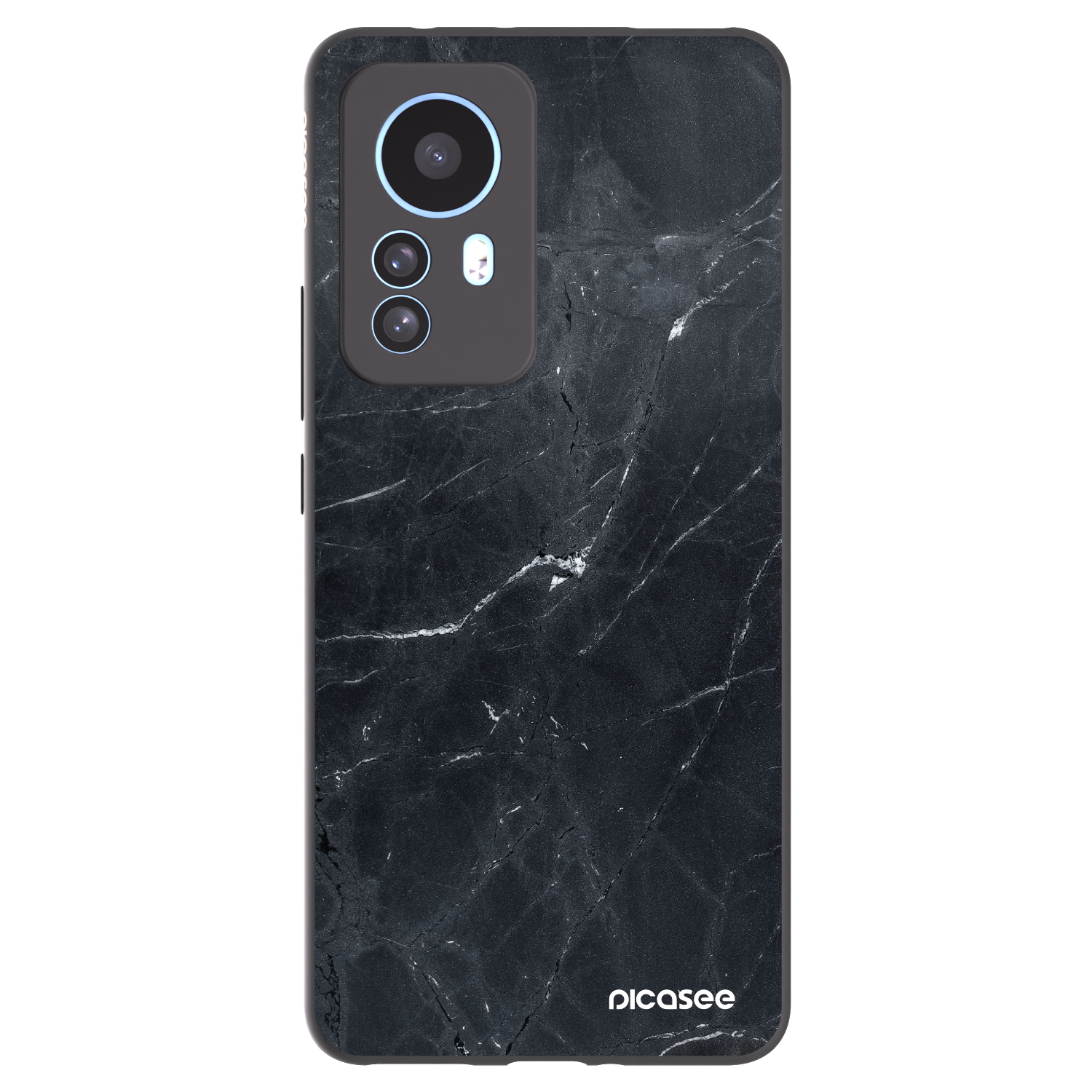 Picasee crna silikonska maskica za Xiaomi 12T Pro - Black marble