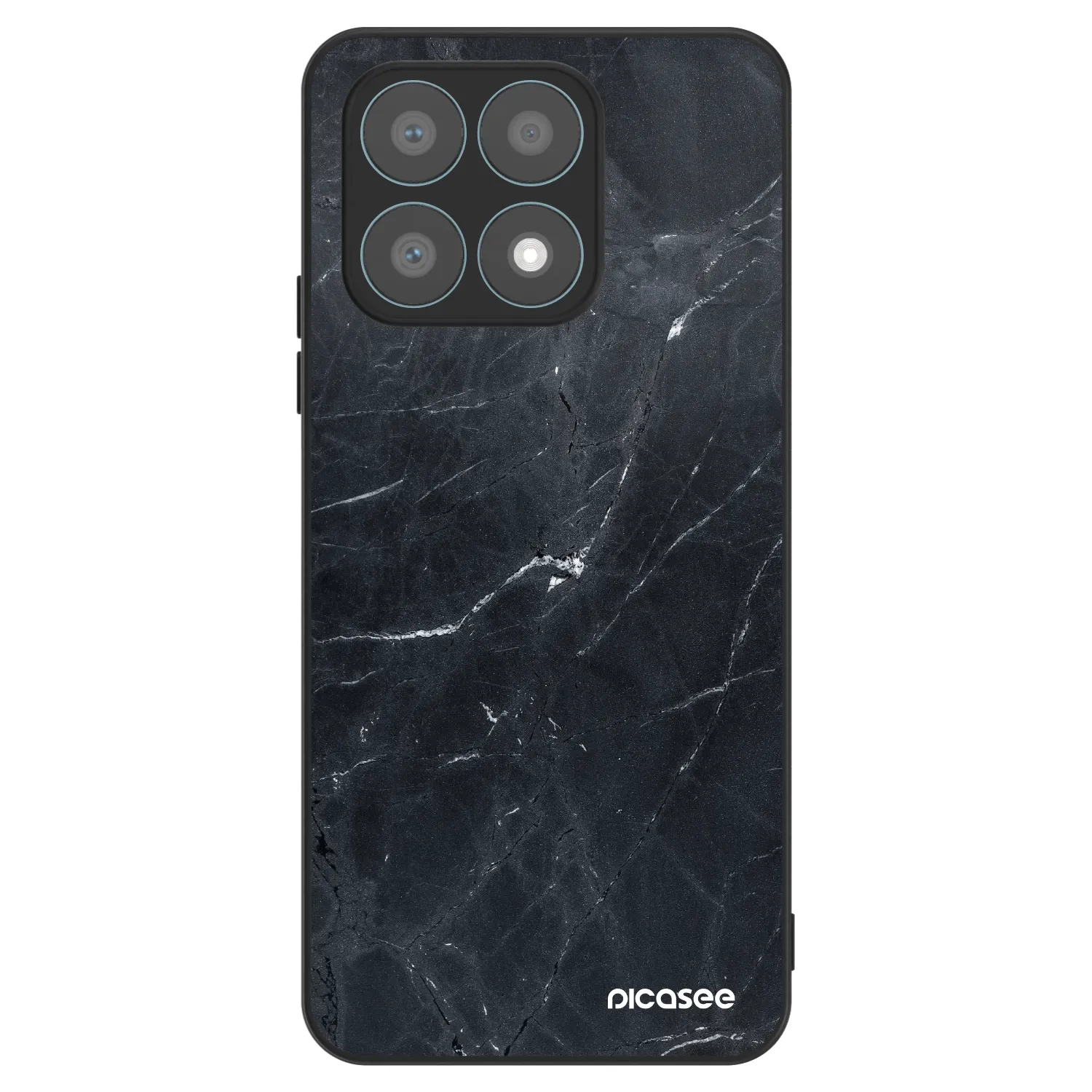 Picasee ULTIMATE CASE za Honor X8a - Black marble