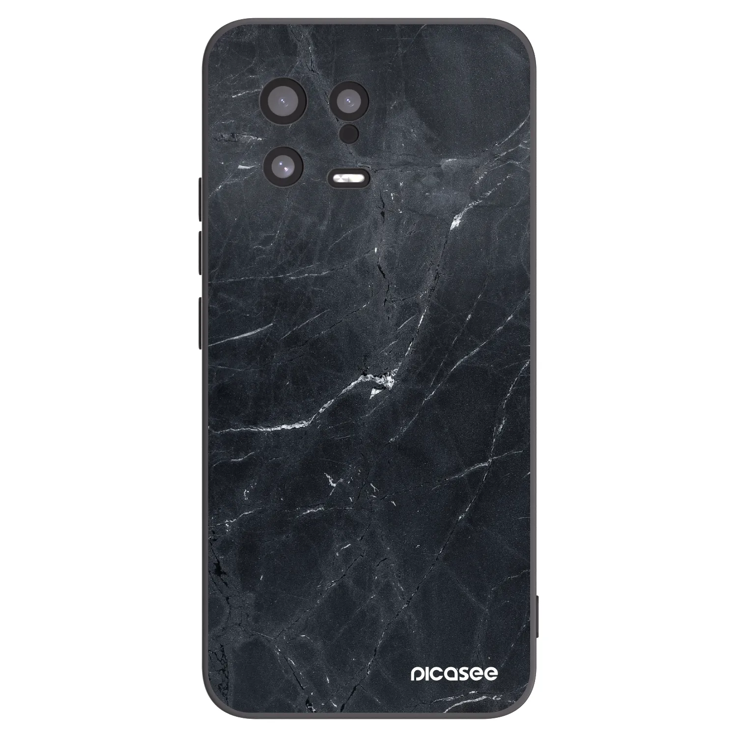 Picasee crna silikonska maskica za Xiaomi 13 - Black marble
