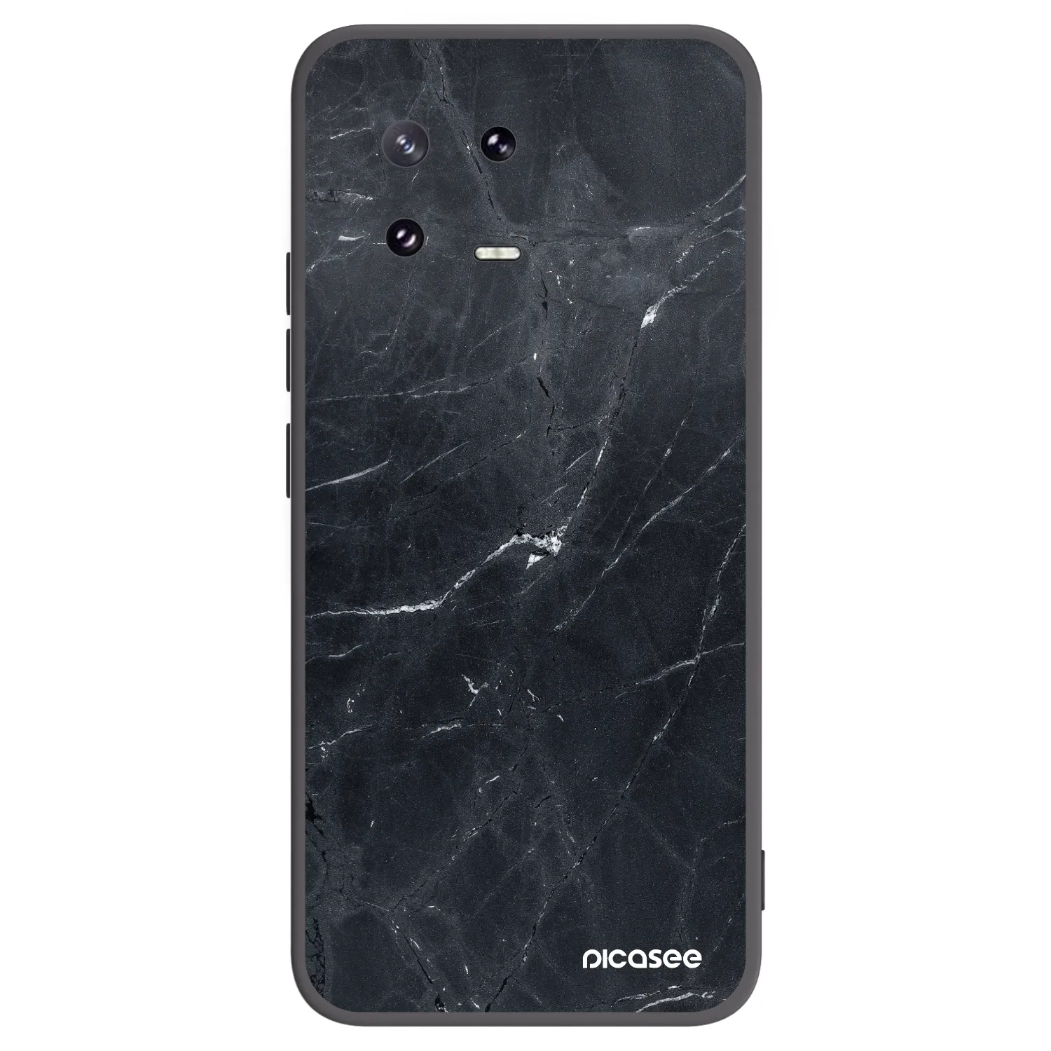 Picasee crna silikonska maskica za Xiaomi 13 Pro - Black marble