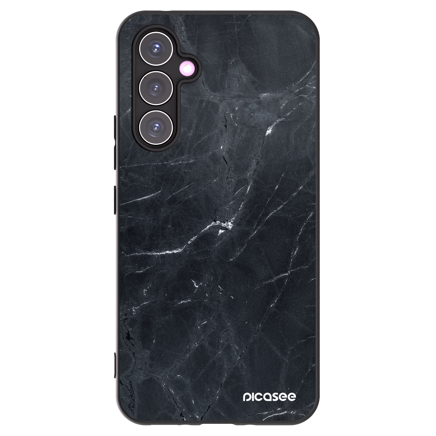 Picasee crna silikonska maskica za Samsung Galaxy A54 5G A546B - Black marble
