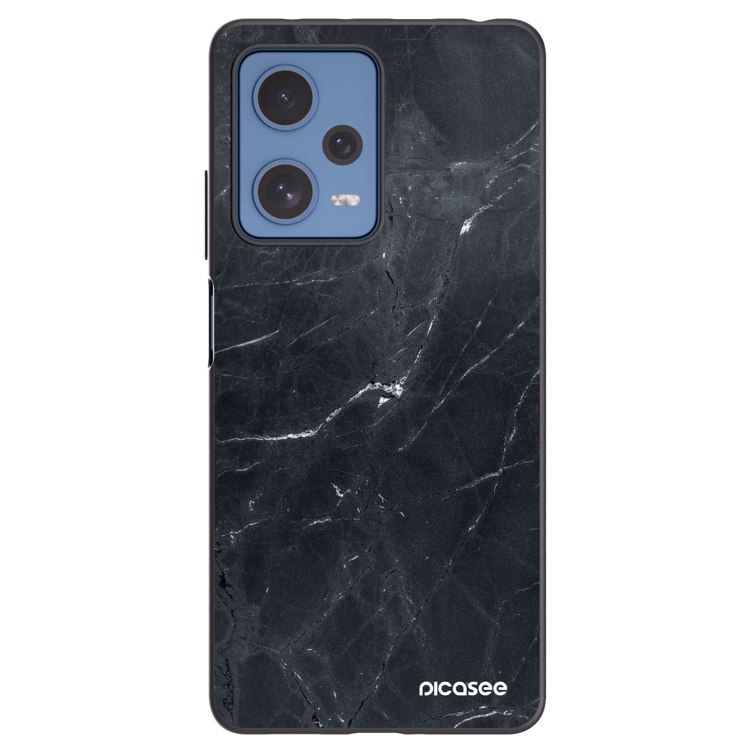 Picasee crna silikonska maskica za Xiaomi Redmi Note 12 Pro 5G - Black marble