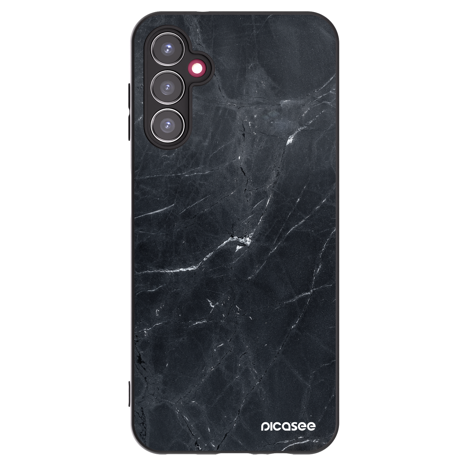 Picasee crna silikonska maskica za Samsung Galaxy A14 5G A146P - Black marble