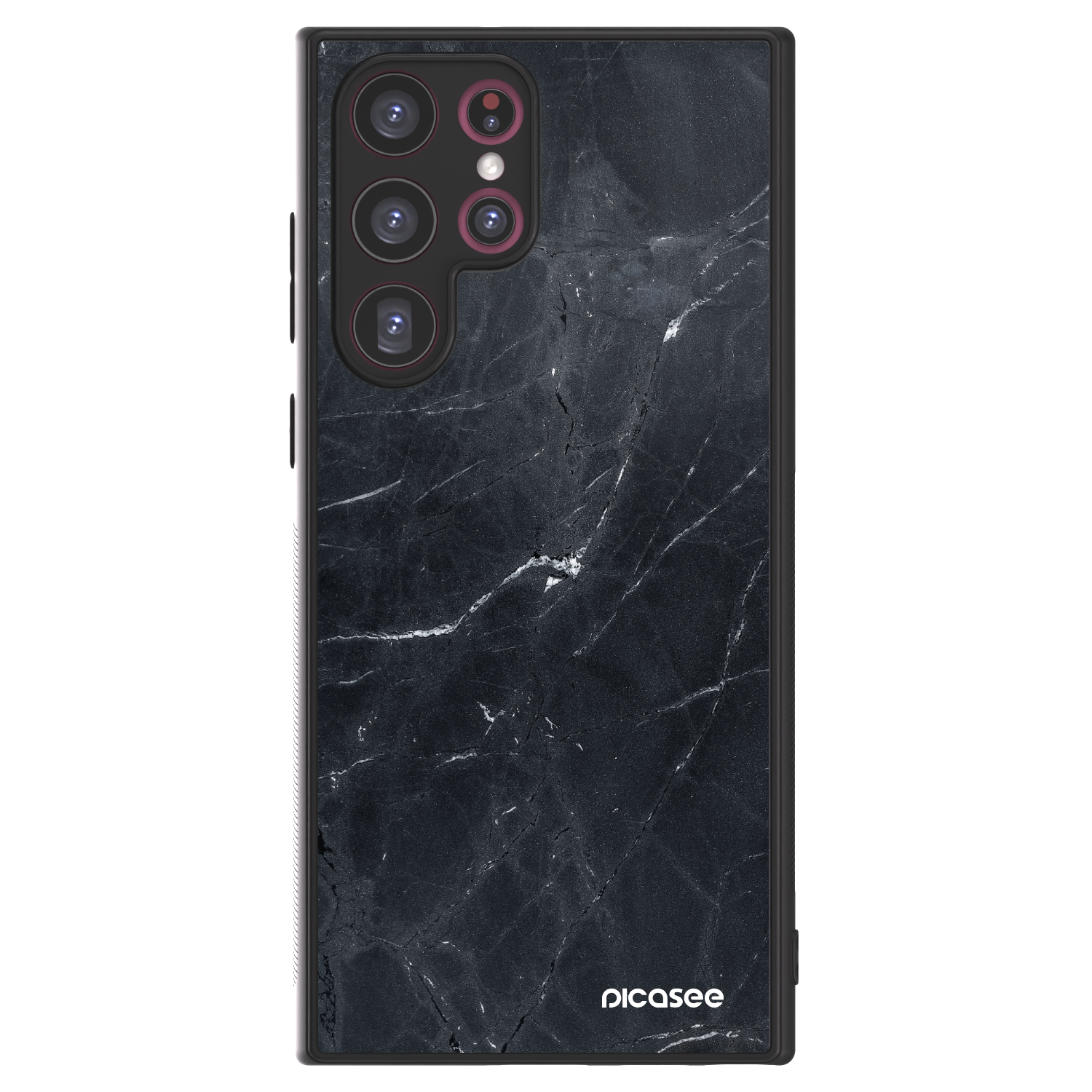 Picasee ULTIMATE CASE PowerShare za Samsung Galaxy S22 Ultra 5G - Black marble