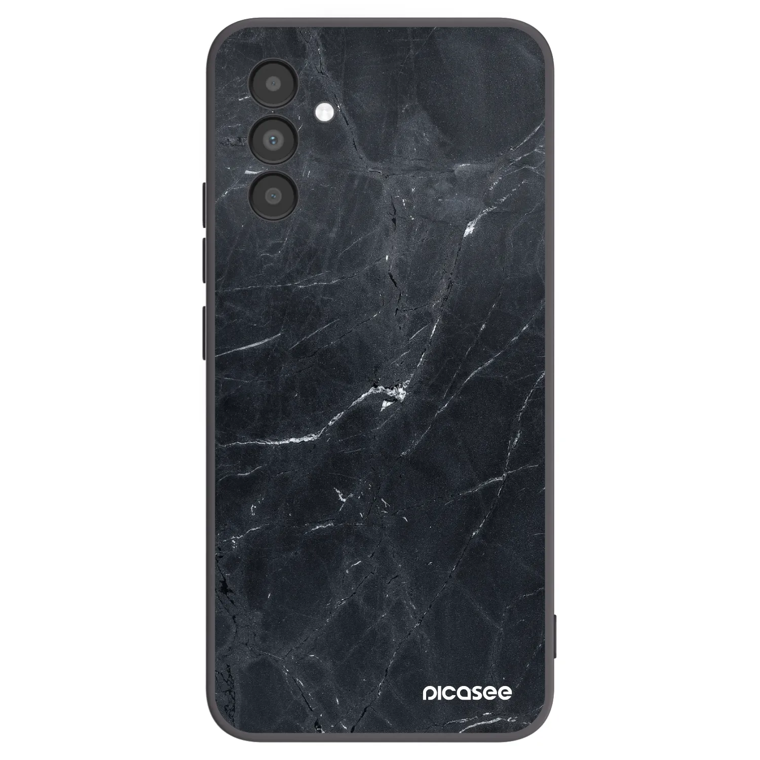 Picasee crna silikonska maskica za Samsung Galaxy A04s A047F - Black marble