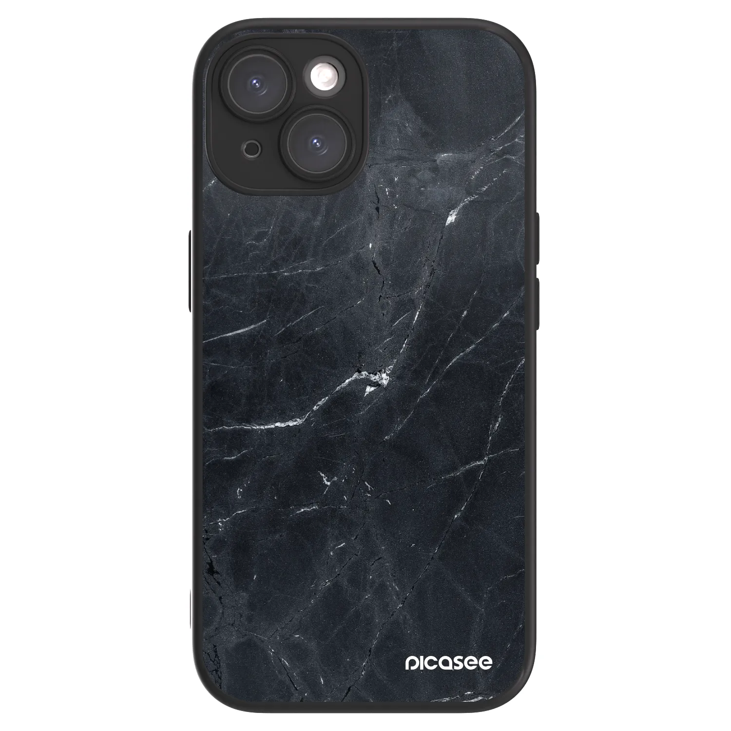 Picasee ULTIMATE CASE MagSafe za Apple iPhone 15 - Black marble
