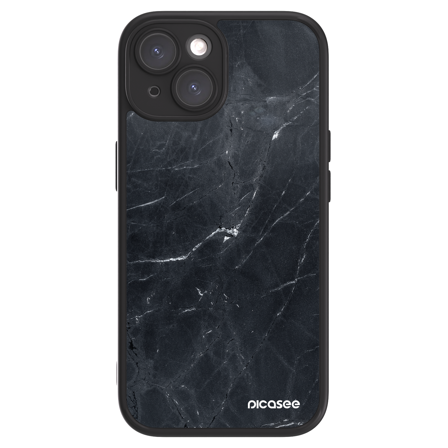 Picasee ULTIMATE CASE za Apple iPhone 15 - Black marble
