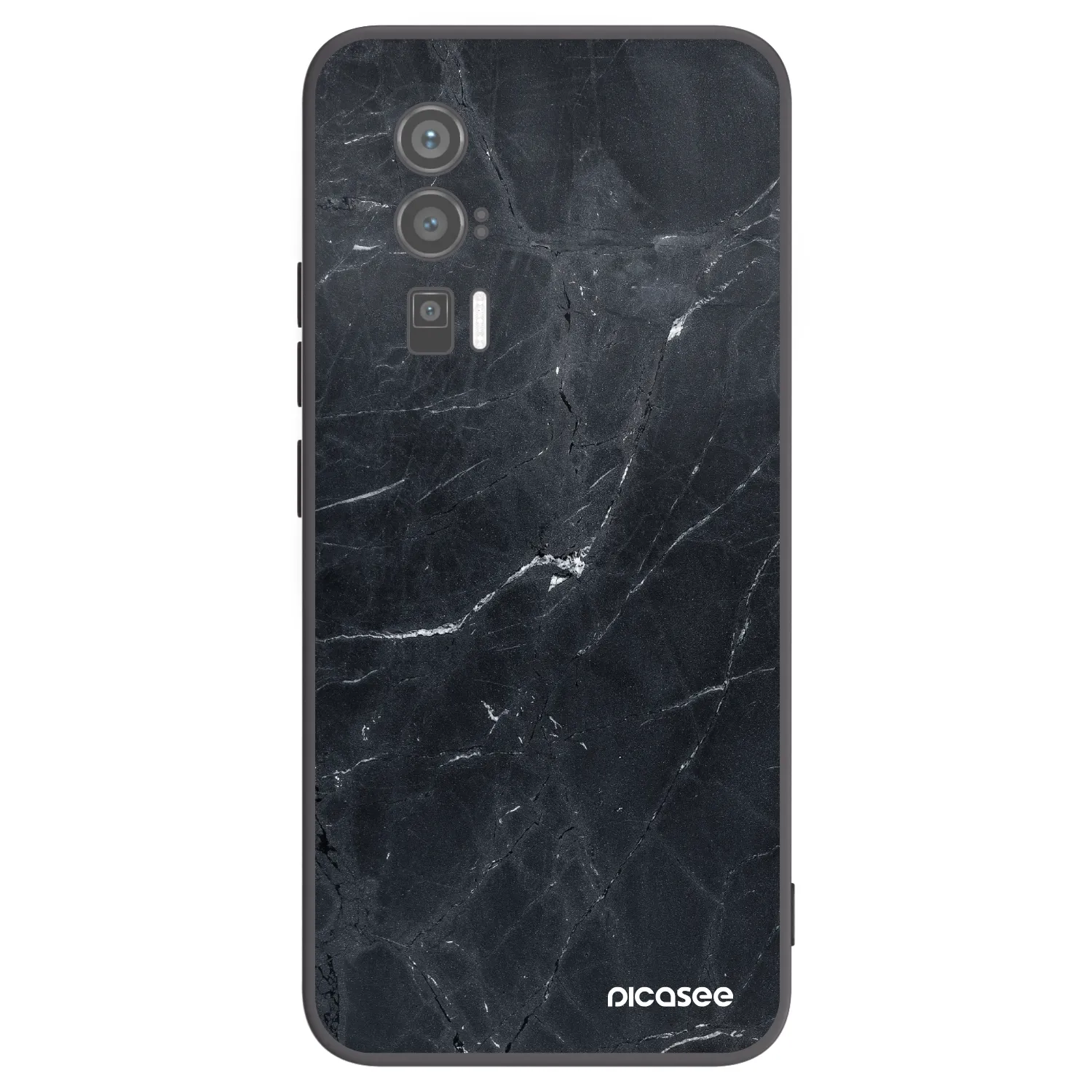 Picasee crna silikonska maskica za Xiaomi Poco F5 Pro 5G - Black marble