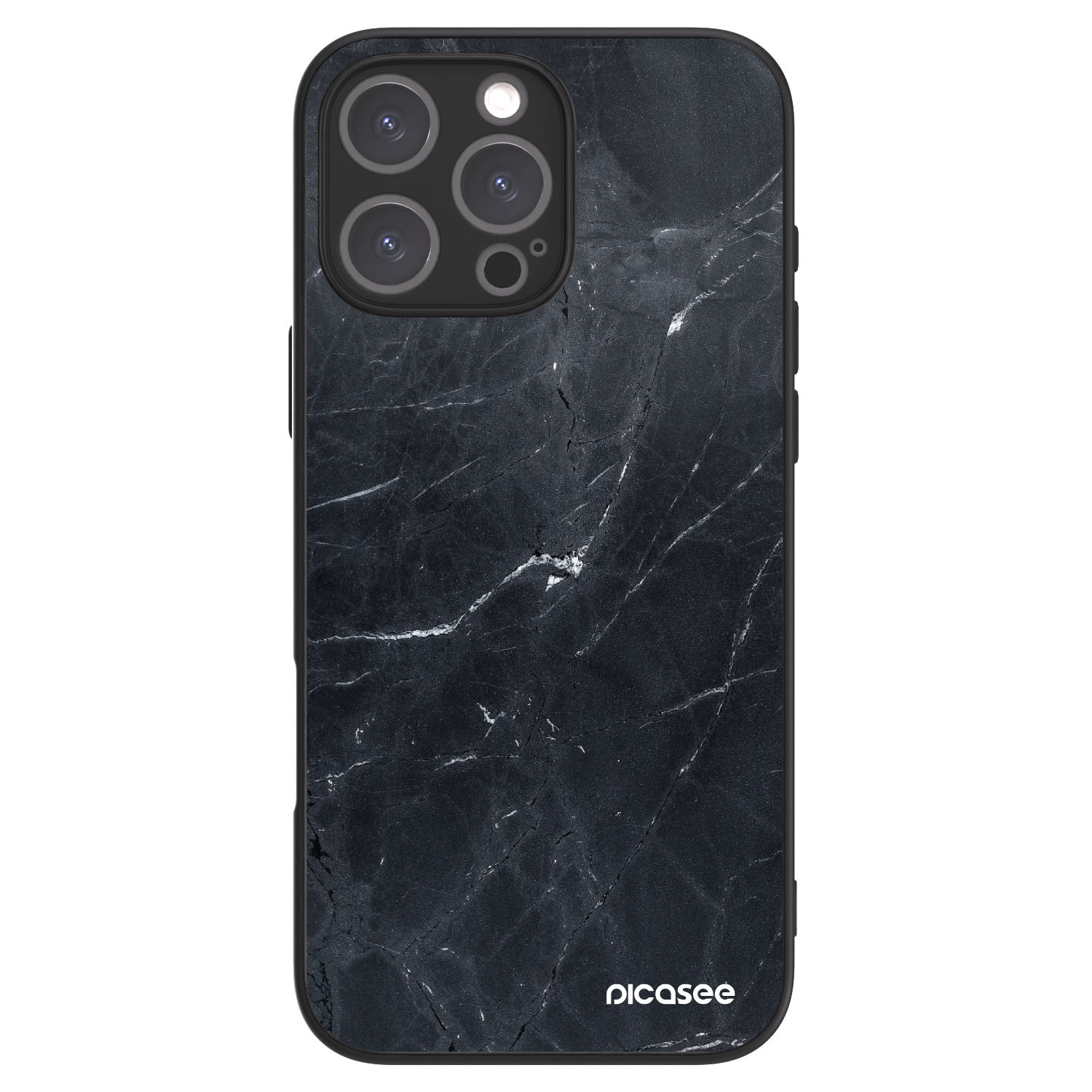 Picasee ULTIMATE CASE MagSafe za Apple iPhone 16 Pro Max - Black marble