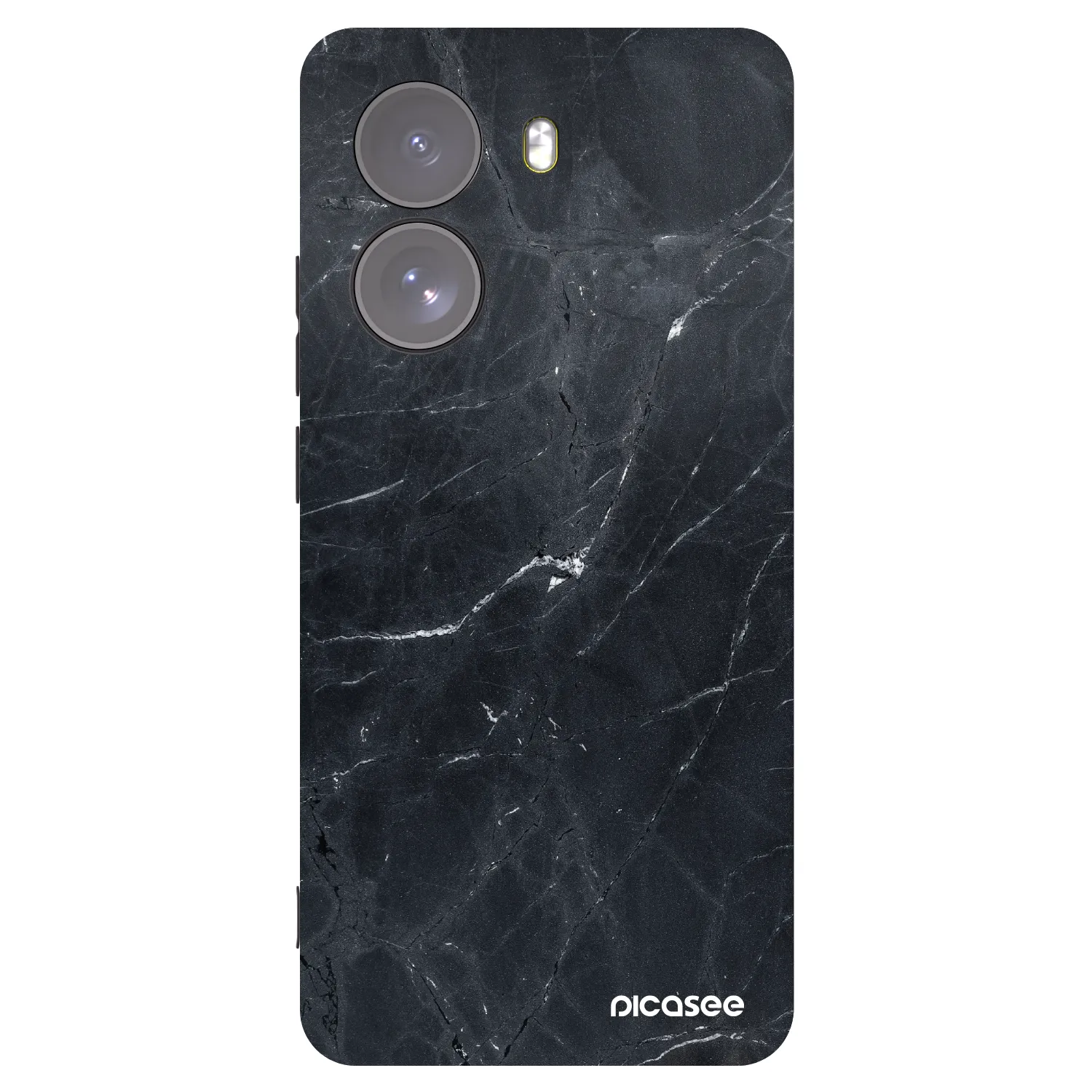 Picasee crna silikonska maskica za Xiaomi Poco X7 - Black marble