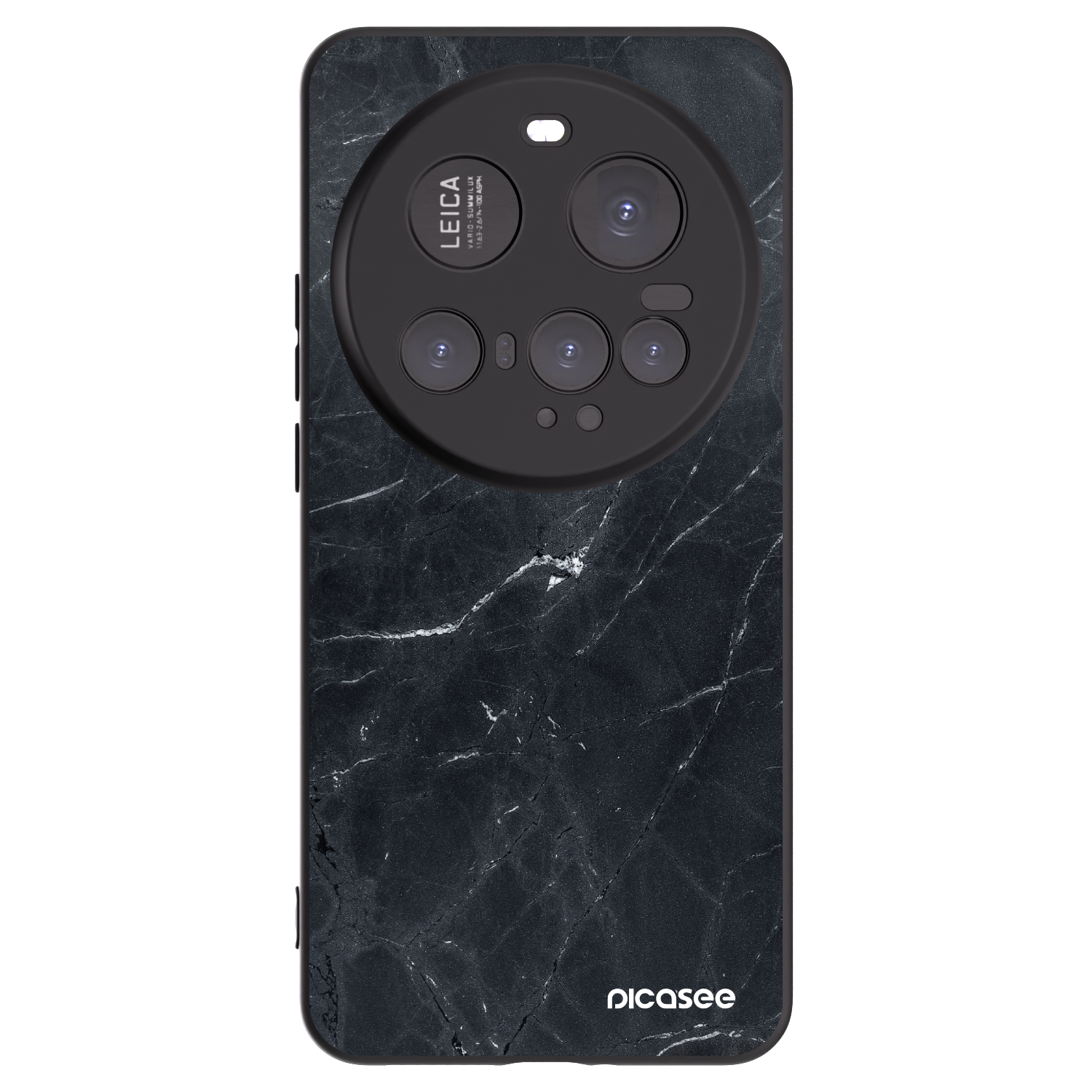 Picasee crna silikonska maskica za Xiaomi 15 Ultra - Black marble
