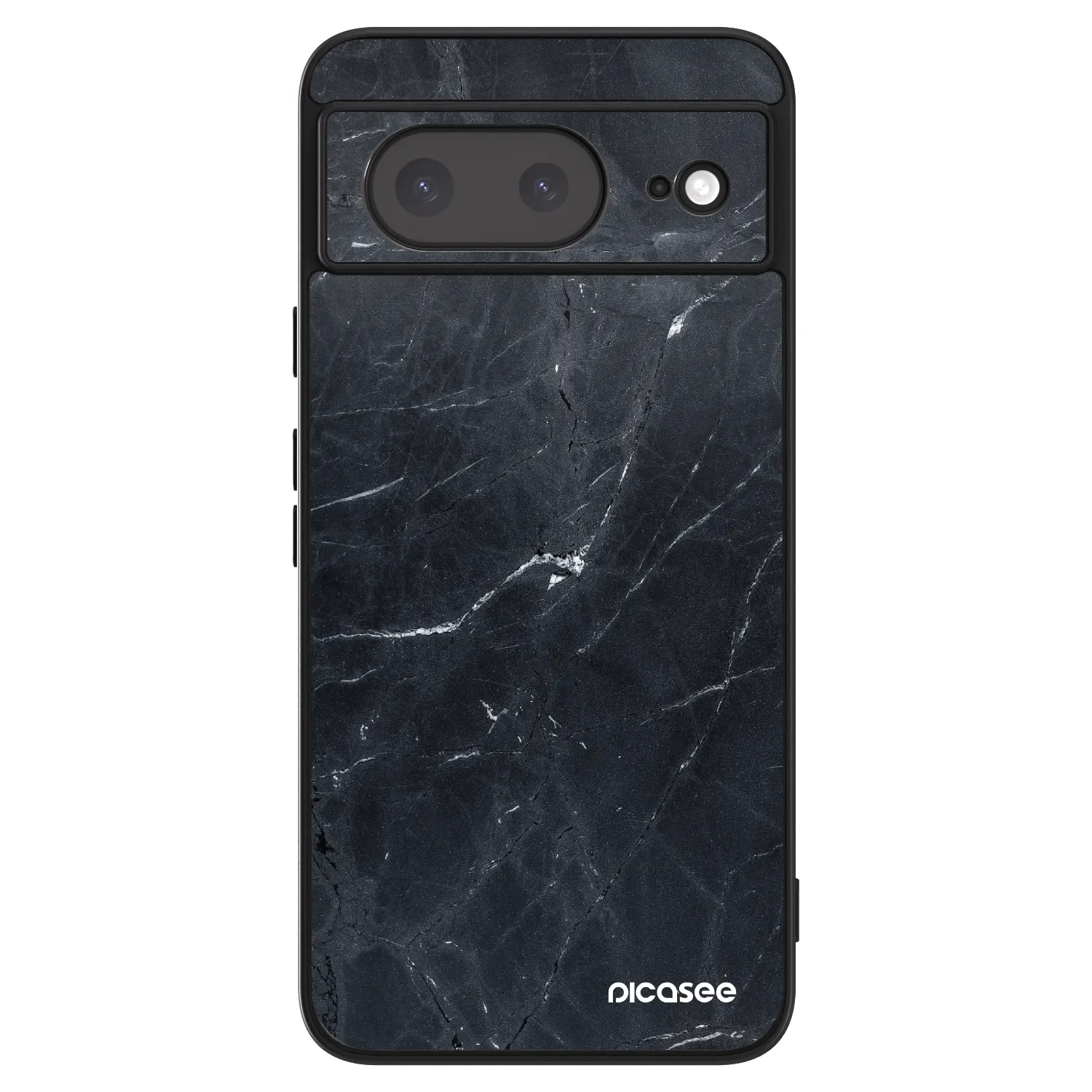Picasee ULTIMATE CASE za Google Pixel 8a - Black marble